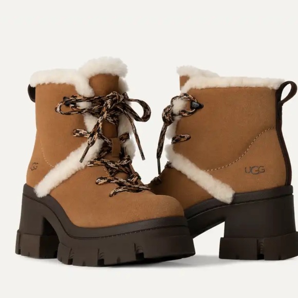 UGG Brooklyn Hiker Boot in Chestnut - Picture 17 of 17